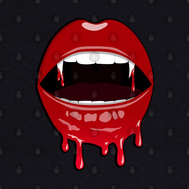 Vamp Lips by Braeprint